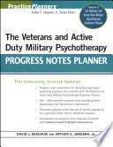 The Veterans And Active Duty Military Psychotherapy Progress Notes Planner