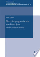 Der Neopragmatismus von Hans Joas