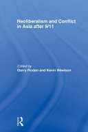 Read Pdf Neoliberalism and Conflict In Asia After 9/11