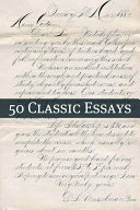 Read Pdf 50 Classic Essays