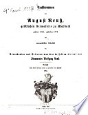 Nachkommen des August Reuss, geistlichen Verwalters zu Marbach, geb. 1709, gest. 1776