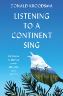 Read Pdf Listening to a Continent Sing