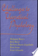 Challenges To Theoretical Psychology
