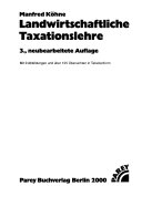 Landwirtschaftliche Taxationslehre