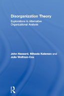 Read Pdf Disorganization Theory