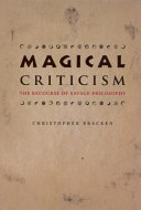 Read Pdf Magical Criticism