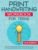 Print Handwriting Workbook For Teens