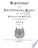 Regierungs- und Intelligenzblatt für das Königreich Baiern