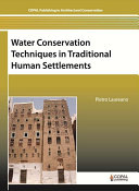 Water Conservation Techniques in Traditional Human Settlements pdf