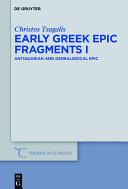 Read Pdf Early Greek Epic Fragments I