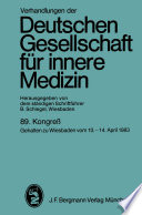 Verhandlungen der Deutschen Gesellschaft für innere Medizin