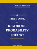 Read Pdf A First Look at Rigorous Probability Theory