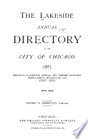 The Lakeside Annual Directory Of The City Of Chicago
