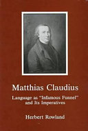 Read Pdf Matthias Claudius