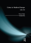 Read Pdf Crime in Medieval Europe