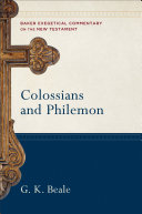 Read Pdf Colossians and Philemon (Baker Exegetical Commentary on the New Testament)