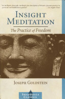 Read Pdf Insight Meditation