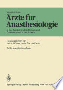 Verzeichnis der Ärzte für Anästhesiologie in der Bundesrepublik Deutschland, Österreich und der Schweiz