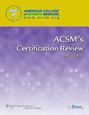 Acsm S Certification Review