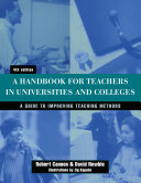 Read Pdf Handbook for Teachers in Universities and Colleges