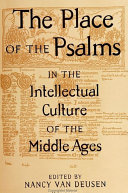 Read Pdf Place of the Psalms in the Intellectual Culture of the Middle Ages, The