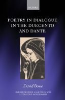 Read Pdf Poetry in Dialogue in the Duecento and Dante