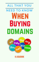 All That You Need to Know When Buying Domains Book