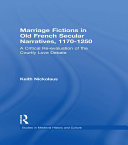 Read Pdf Marriage Fictions in Old French Secular Narratives, 1170-1250