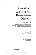 Consultants And Consulting Organizations Directory
