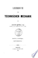 Lehrbuch der technischen Mechanik