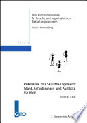 Potenziale des Skillmanagement: Stand, Anforderungen und Ausblicke für KMU