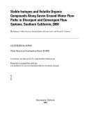 Read Pdf Stable Isotopes and Volatile Organic Compounds Along Seven Ground-Water Flow Paths in Divergent and Convergent Flow Systems, Southern California, 2000
