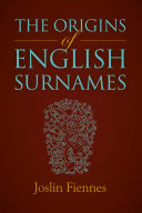 Read Pdf Origins of English Surnames