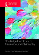 Read Pdf The Routledge Handbook of Translation and Philosophy