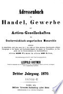 Handels- und Gewerbe-Adressbuch des österreichischen Kaiserstaates