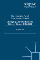 Read Pdf The Historical Novel from Scott to Sabatini