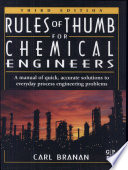 Rules Of Thumb For Chemical Engineers
