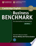 Business Benchmark Pre Intermediate To Intermediate Bulats And Business Preliminary Teacher S Resource Book