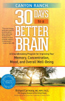 Read Pdf Canyon Ranch 30 Days to a Better Brain