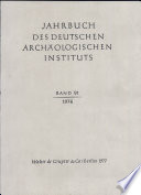 Jahrbuch Dt Archaeologischen Instituts Bd 91