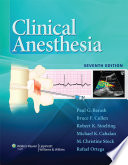 Clinical Anesthesia 7e Ebook Without Multimedia