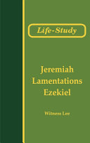 Read Pdf Life-Study of Jeremiah, Lamentations, and Ezekiel