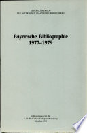 Bayerische Bibliographie. 1977-1979.