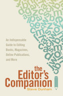 The Editor's Companion