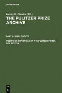 Read Pdf Chronicle of the Pulitzer Prizes for Fiction