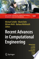 Recent Advances In Computational Engineering