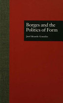 Read Pdf Borges and the Politics of Form