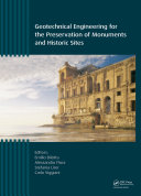 Read Pdf Geotechnical Engineering for the Preservation of Monuments and Historic Sites
