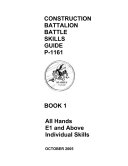 Read Pdf Manuals Combined: SEABEE CONSTRUCTION BATTALION BATTLE SKILLS GUIDE BOOKS 1, 2, 3 and 4