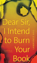 Dear Sir, I Intend to Burn Your Book pdf